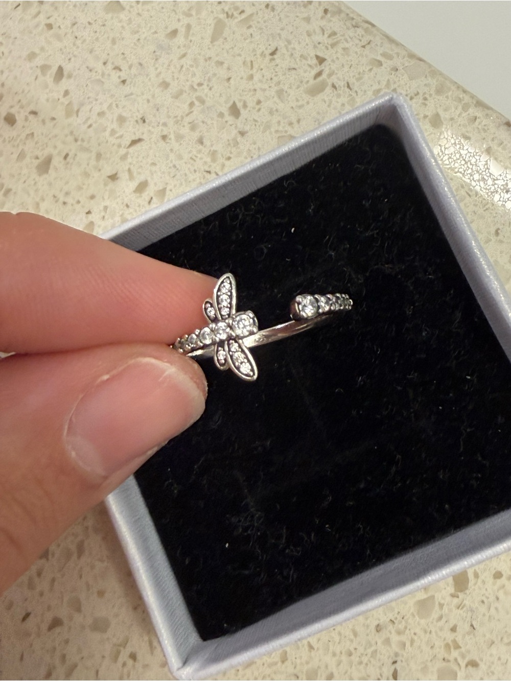 PANDORA DRAGONFLY SIZE 5 RING